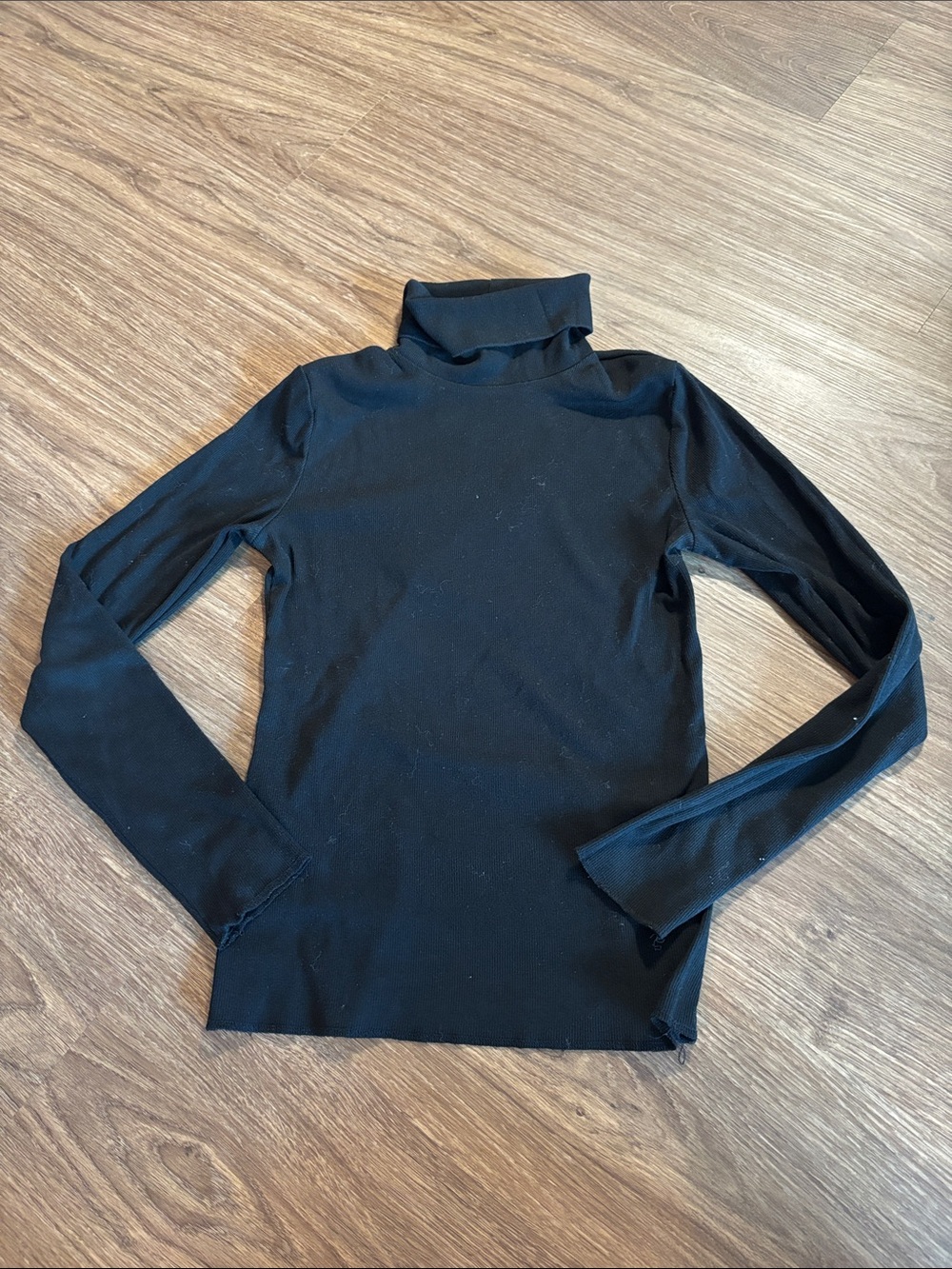 Wild Fable Classic Black Turtleneck Long Sleeve Top Small